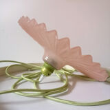 Pleated glass hanging