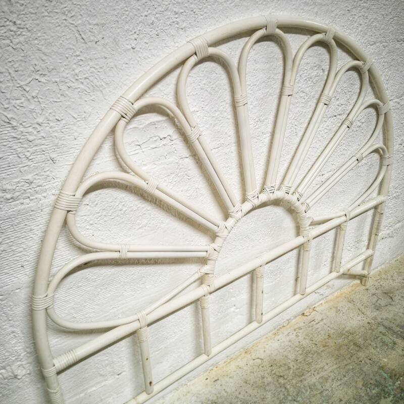 Rattan headboard