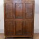 Vaisselier - Burmese teak buffet with original pistachio green patina