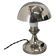 1930s Art Deco Nickel-Plated Petite Table Lamp with Adjustable Dome Shade