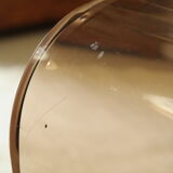 Vintage plexiglas coffee table by Michel Dumas