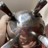 Empire silver metal milk jug
