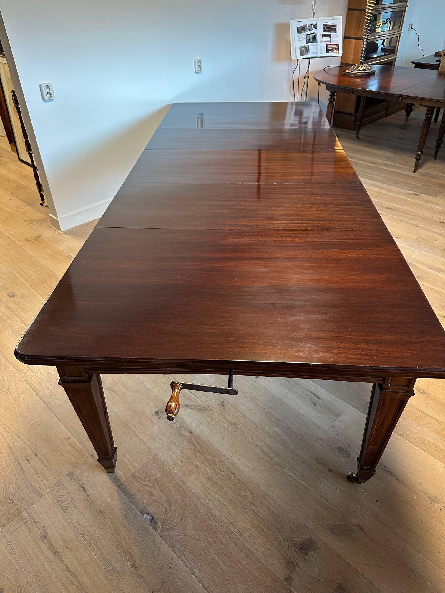 Large antique dining table