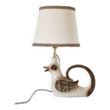 Table lamp, ceramic base "bird" 50s