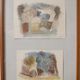 Louis Lopez Loza, Valle De Bravo, 1982, Deux Aquarelles, Mexican painter, view of Mexico
