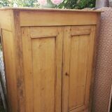 Raw wooden cabinet