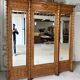 Armoire à glace 3 portes style faux bambou époque 19e siècle