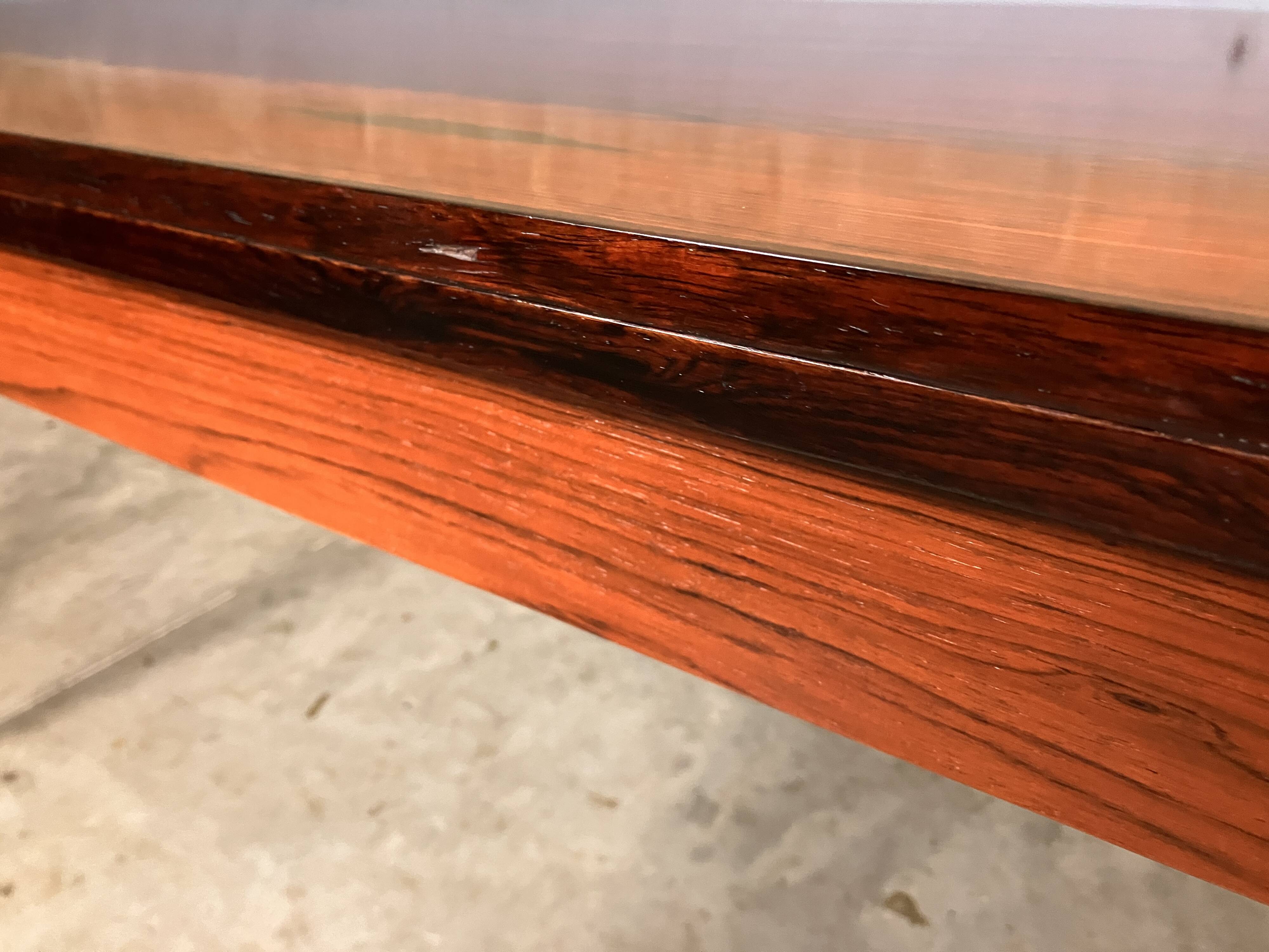 Rosewood dining table XL Mid Century Vintage Dutch Design