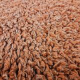 Vintage 70's Italian Red Wool Rug