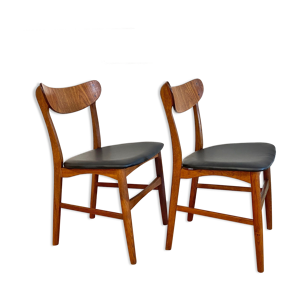 Lot de deux chaise scandinaves