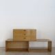 Italian Samara Series Modular Bookcase in Ash by Derk Jan De Vries for Maisa, 1970s