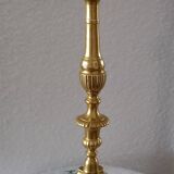 Bronze candlestick table lamp