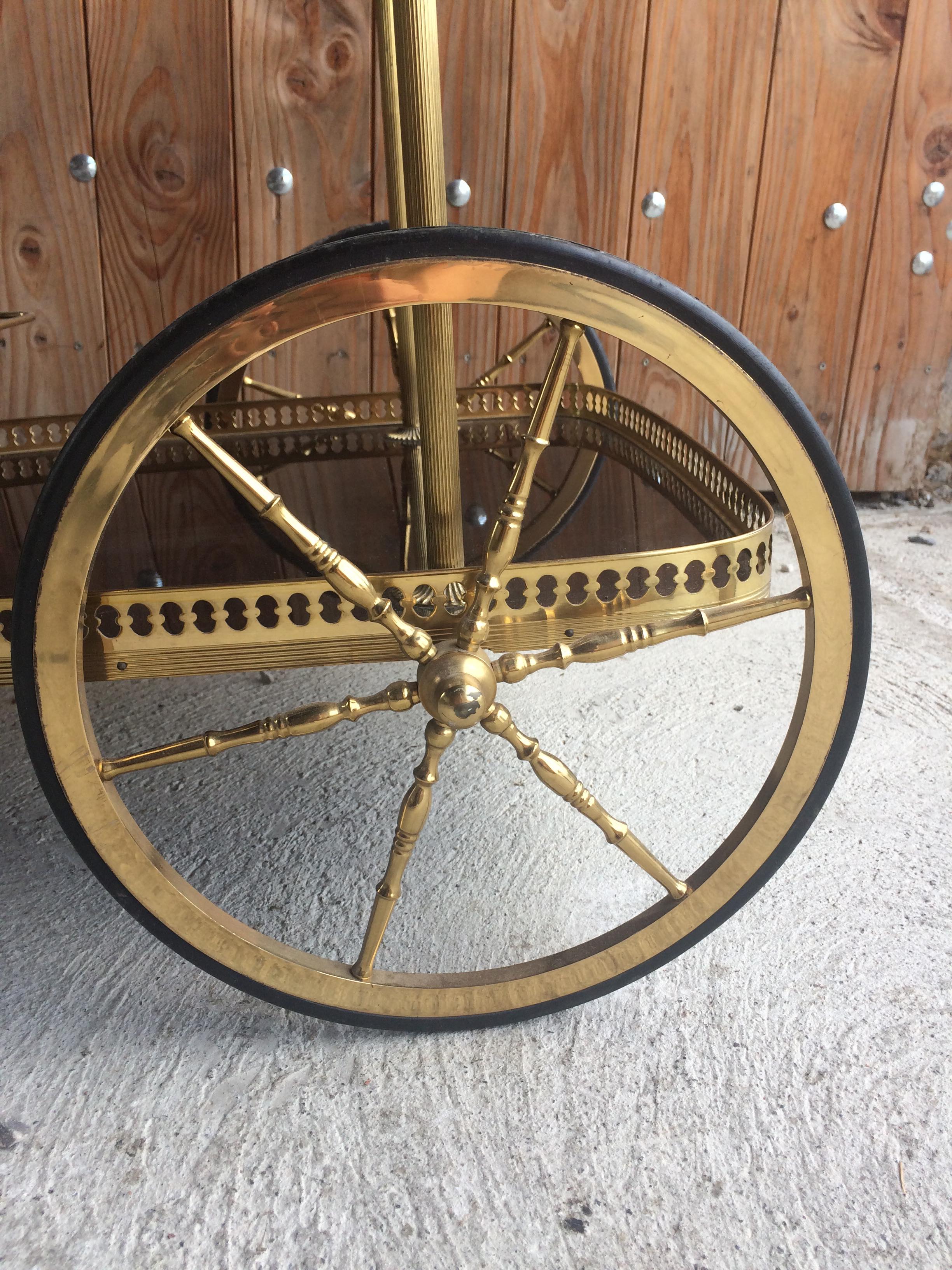 Desert of 1960 in golden brass