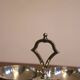 Silver-plated metal charm
