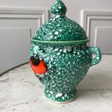 Green pot Vallauris not signed 70s