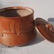 Covered soup bowl in sandstone Joël Nugier