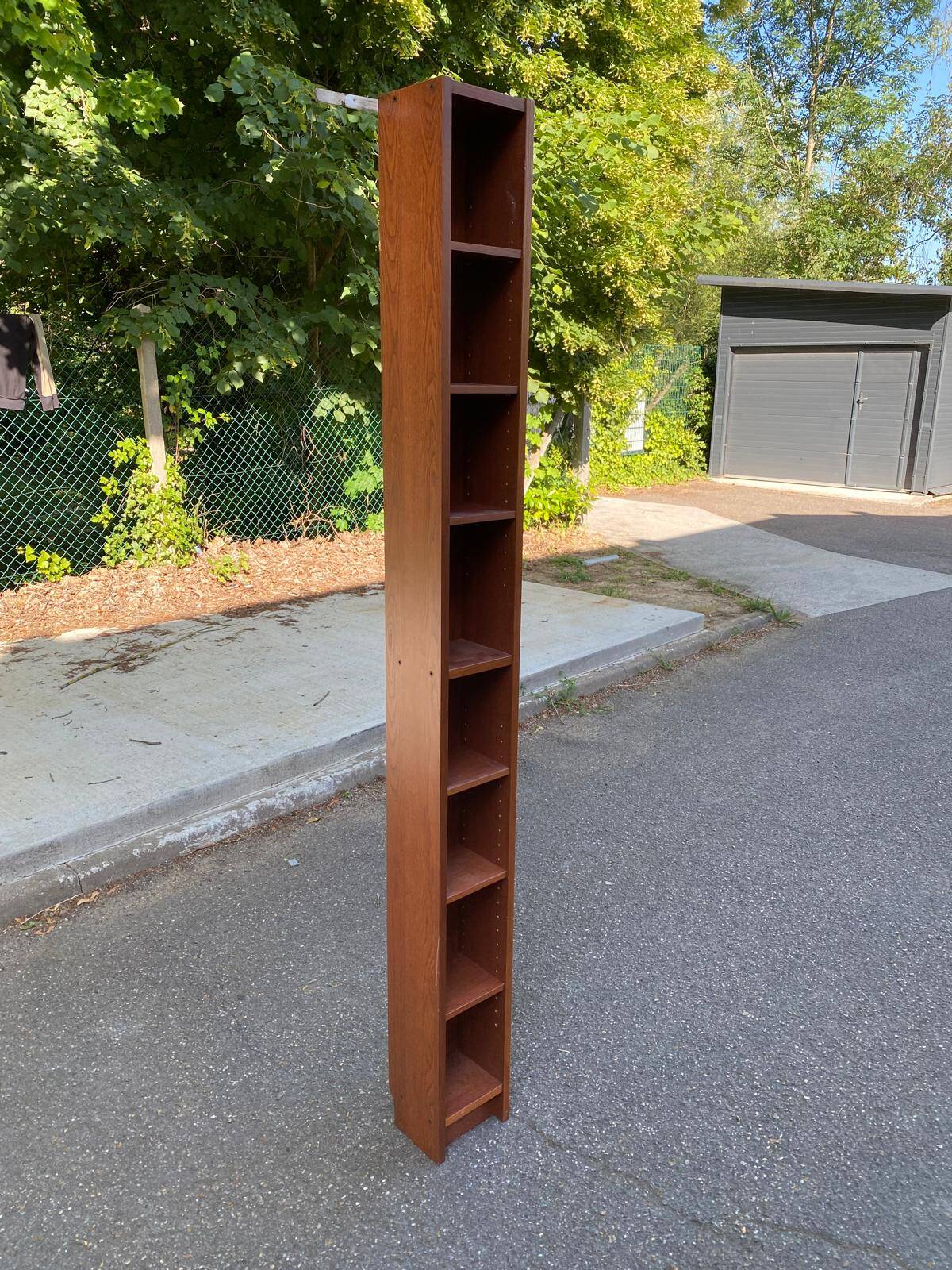 Scandinavian Ikea wooden CD DVD library