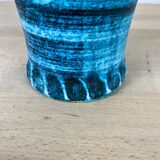 Accolay blue ceramic pitcher