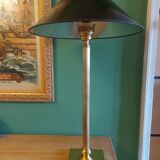 Large golden brass lamp neo classic style
