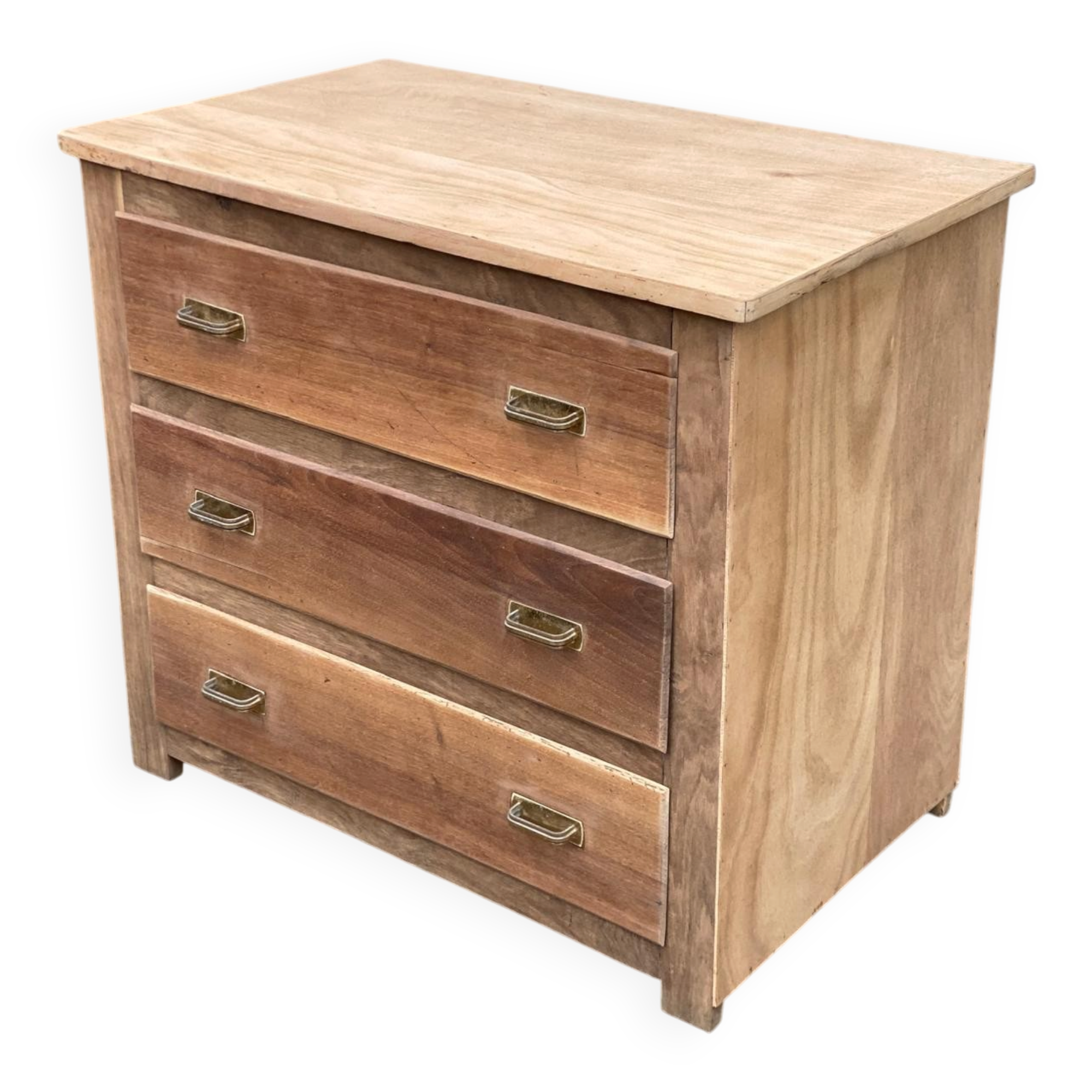 Renovated teak and veneer commode from the 1950s.