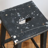 Black oak stool 460mm