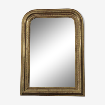 Golden Louis Philippe Mirror with Gold Leaf 55x76cm