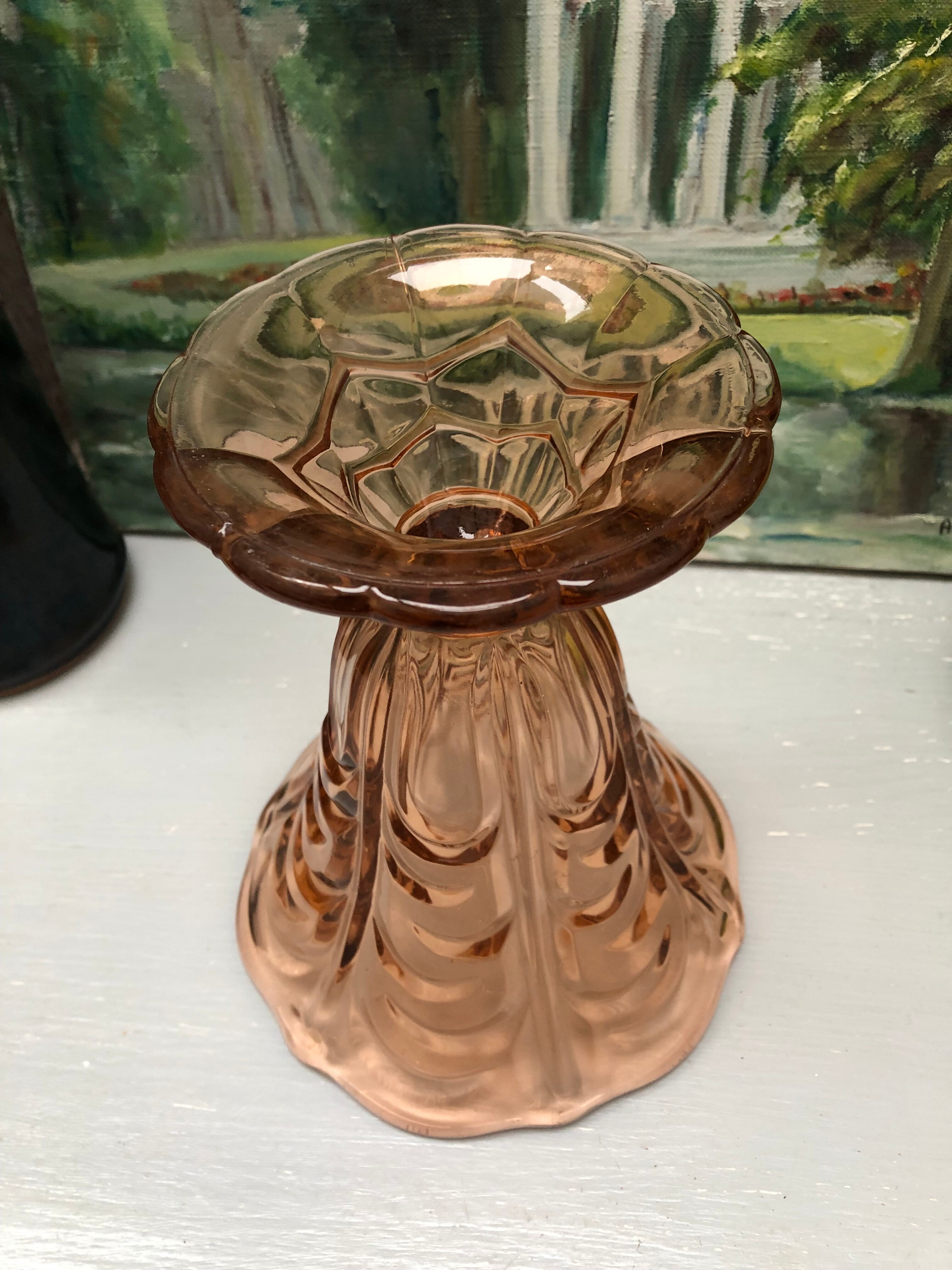 Rosaline-colored vase