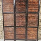 Ancien paravent 3 volets 1970 vintage