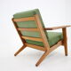 GE290 oak chair by Hans J Wegner for Getama Denmark