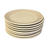Eight  dessert plates