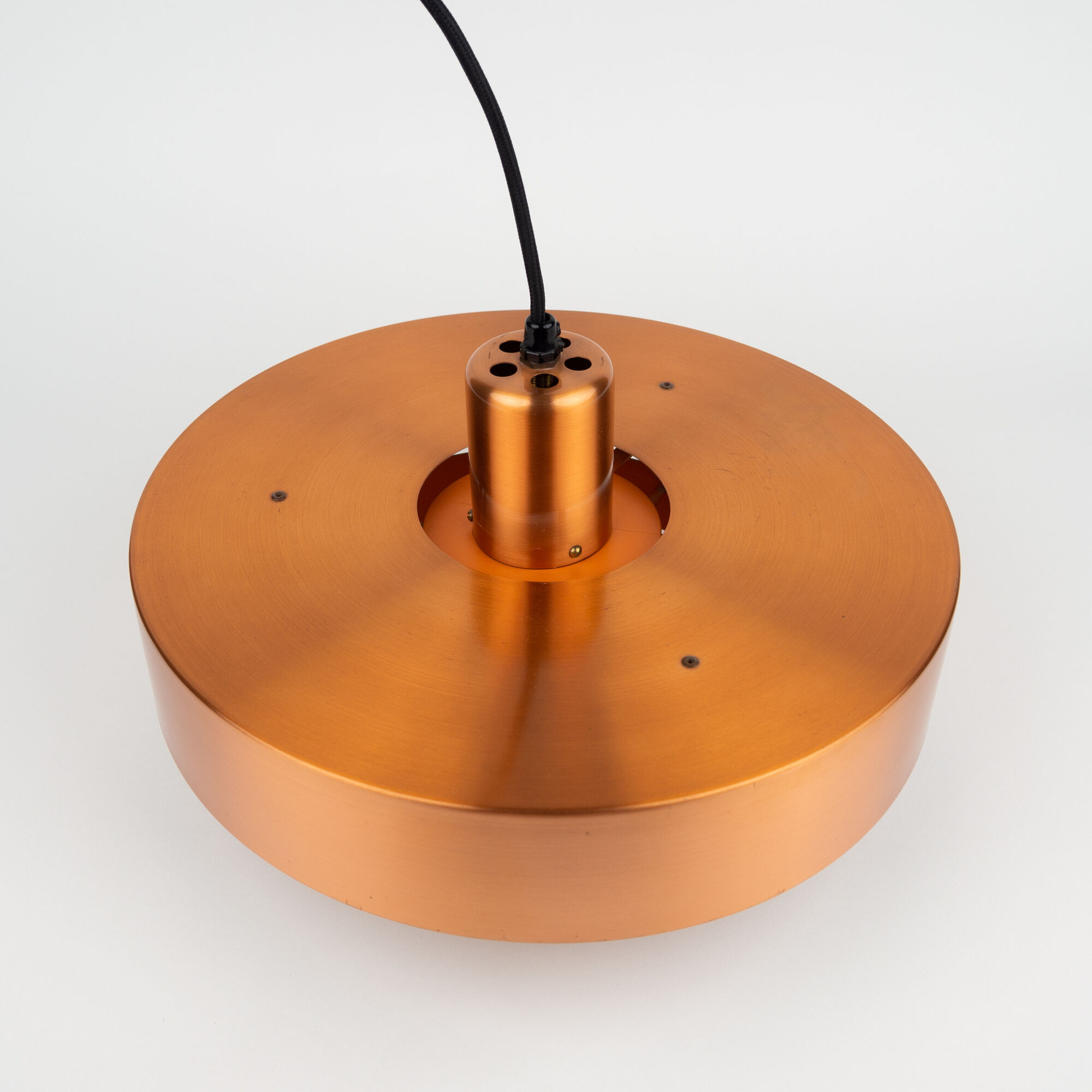 Danish vintage pendant lamp Roulet by Jo Hammerborg, Fog og Morup, 1963