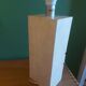 Travertine lamp foot with its original lampshade