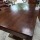 Art Deco dining table with a central cradle base from the 1930s.