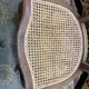 Suite de 6 chaises de style Louis XV en noyer et cannage
