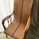 Fauteuil en rotin d'époque