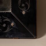 Miroir Murano en verre gravé