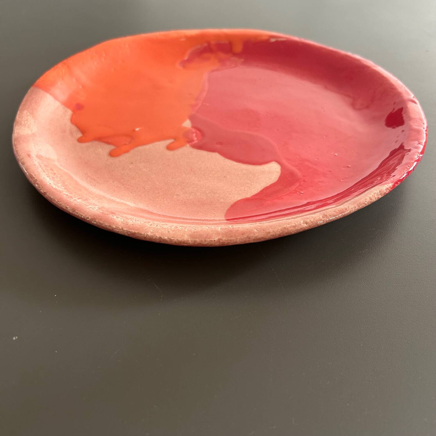 Handcrafted dish unique piece signed