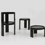 Set of 4 reversible nesting tables by Gianfranco Frattini for Cassina, Italy 1960s