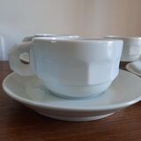 Set of 4 large bistro cups