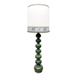 Vintage ceramic bubble floor lamp Kaiser Leuchten Idell 'Nature green'