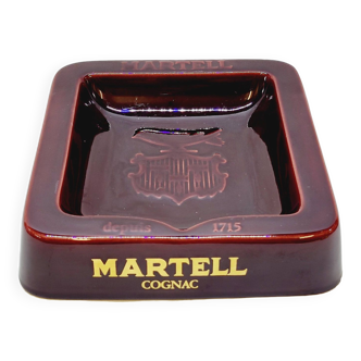 Imposant cendrier publicitaire en céramique Martell Cognac