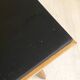 "PLIDEAL" Folding Coffee Table Beech & Faux Leather 1950 Vintage Glamping