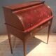Mahogany roll desk from the 19th century