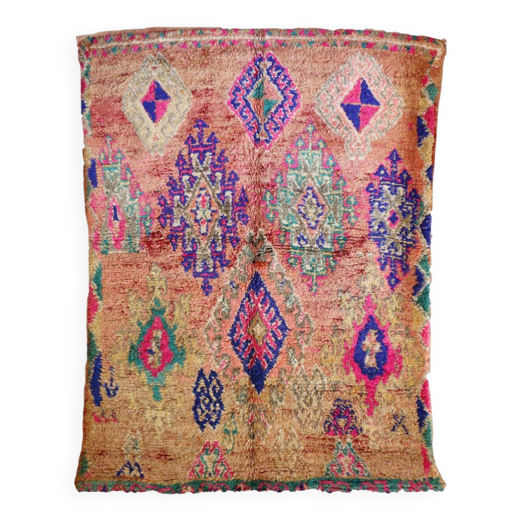 Vintage Moroccan Rug - 264 x 197 cm