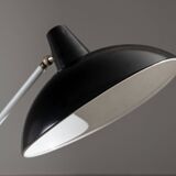 Lampadaire JJM Hoogervorst noir Anvia Almelo Pays-Bas 1950