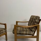Vintage teak armchairs