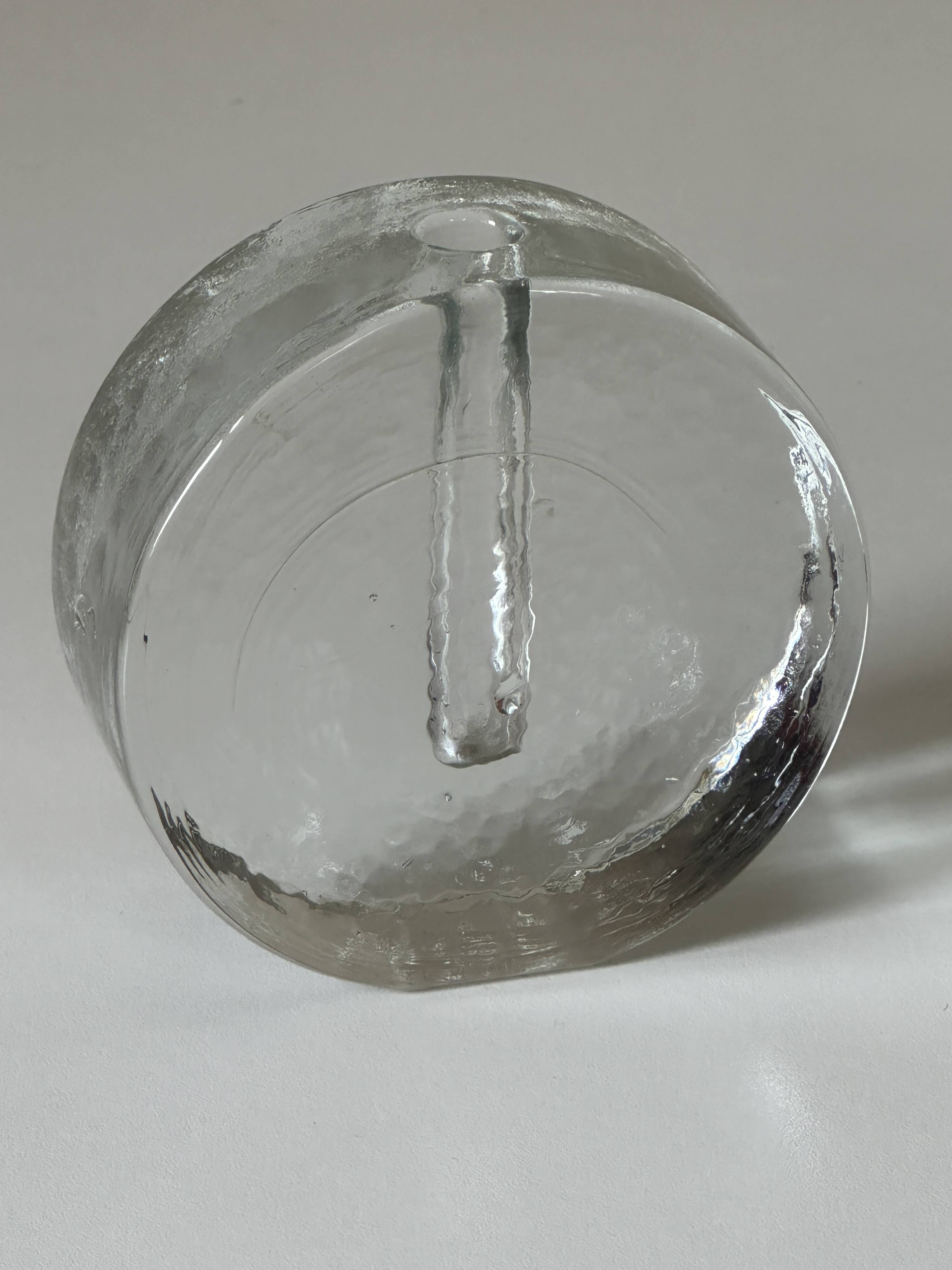 Walter glass vintage soliflore vase from the 70s