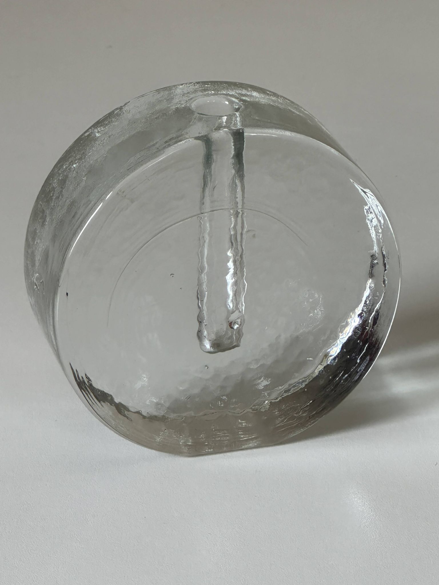Walter glass vintage soliflore vase from the 70s