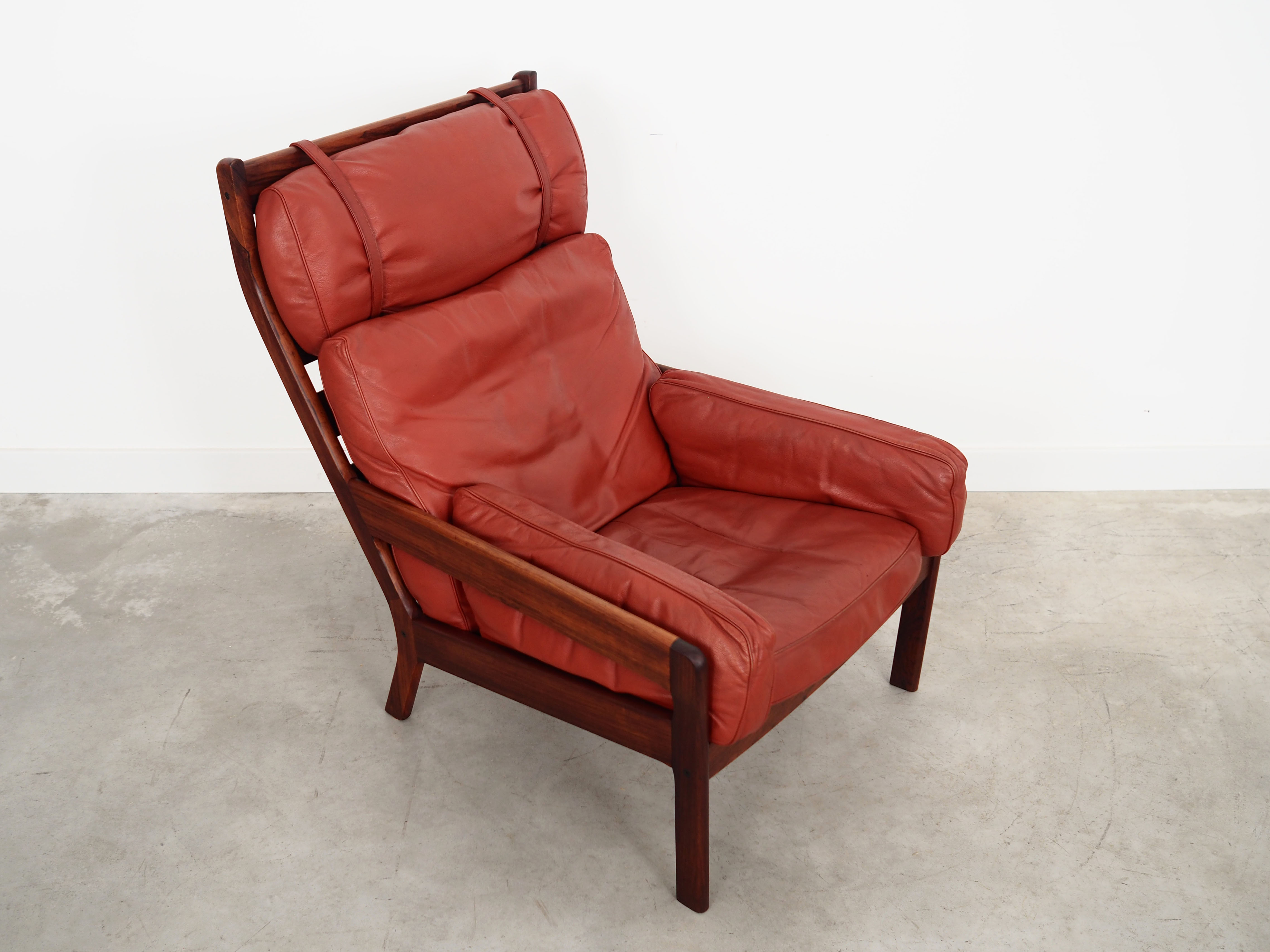 Rosewood armchair, Danish design, 1960s, designer: Erik Ole Jørgensen, manufacture: Georg Jørgensen