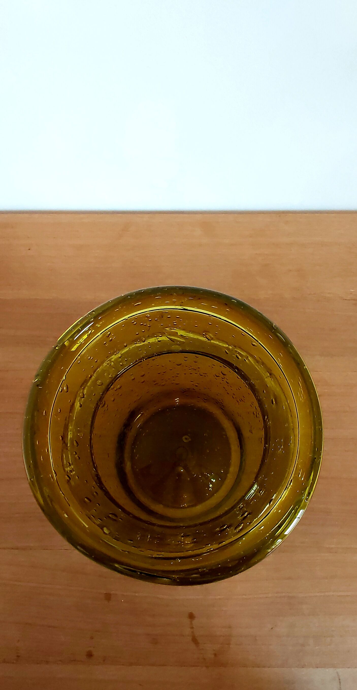 Vintage Biot glass vase